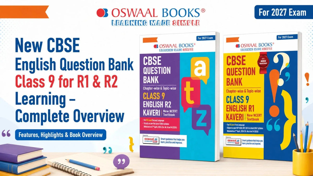 Oswaal CBSE Class 9 English — Kaveri Question Bank (R1 & R2)