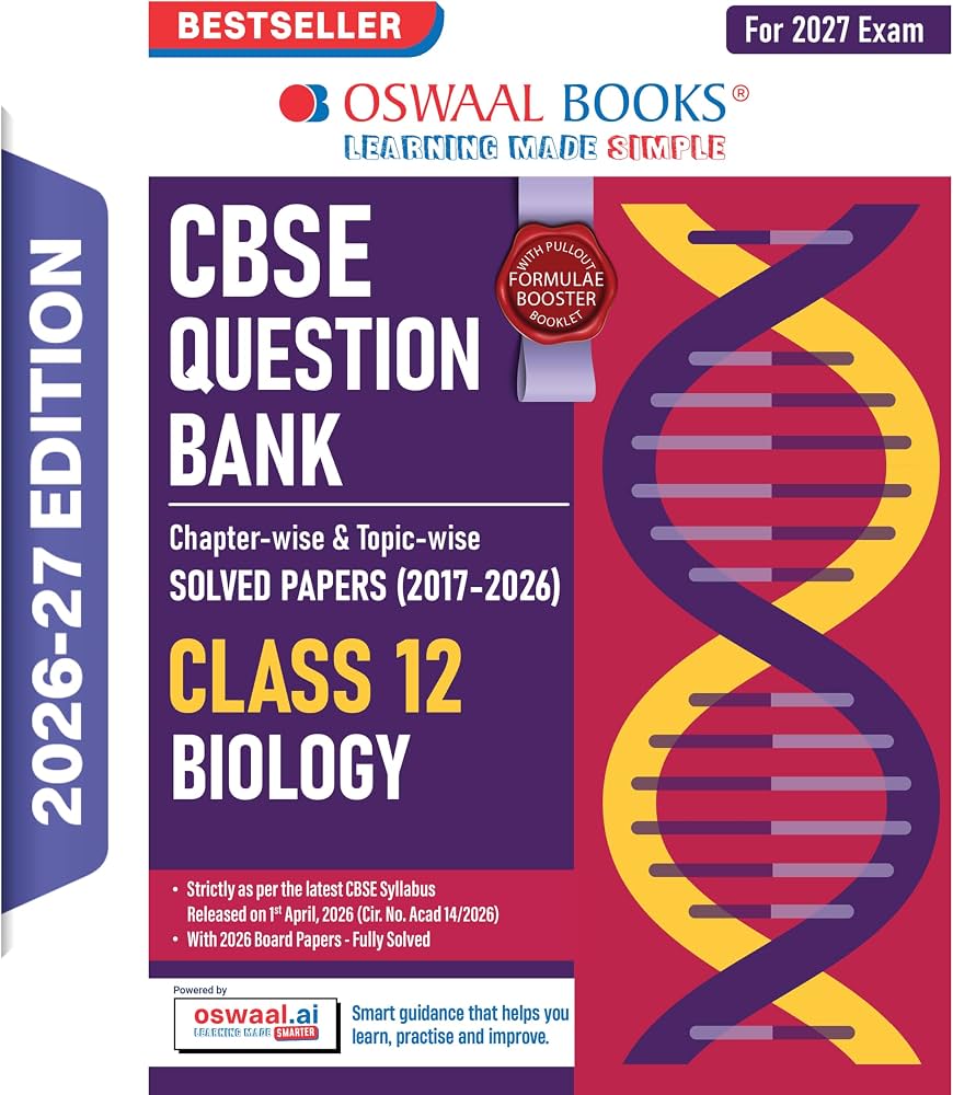 Oswaal CBSE Class 12 Biology Question Bank
