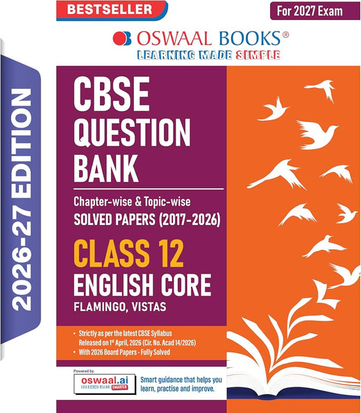Oswaal CBSE Class 12 English Core Question Bank